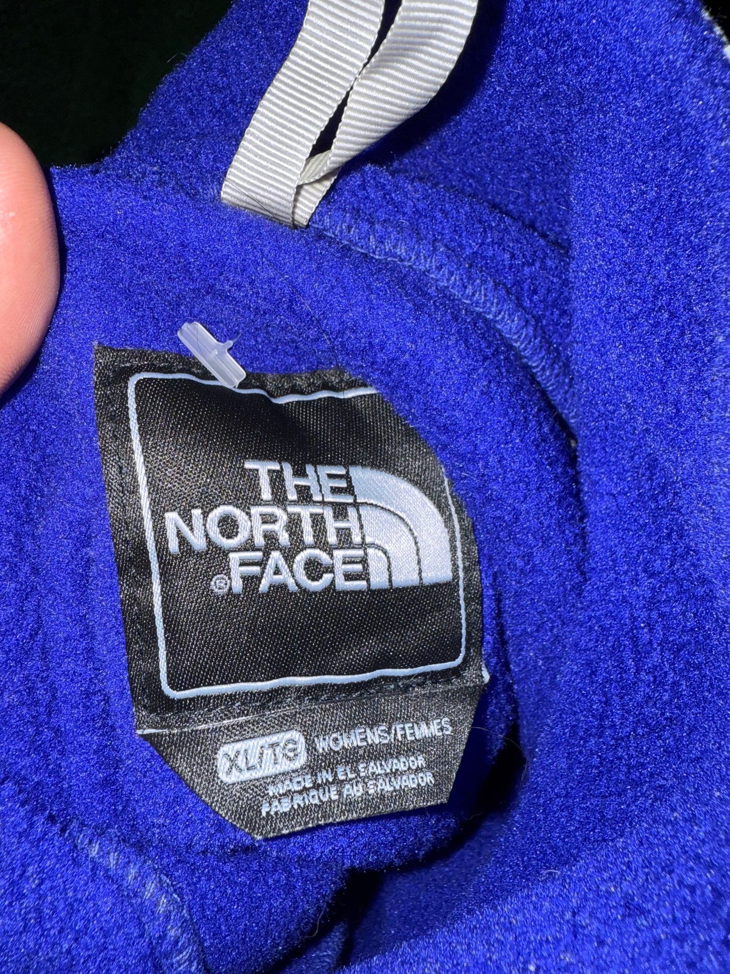 Vintage Y2K North Face Denali Blue Silver