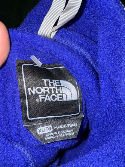 Vintage Y2K North Face Denali Blue Silver