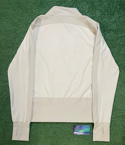 GV Gallery compression half zip white