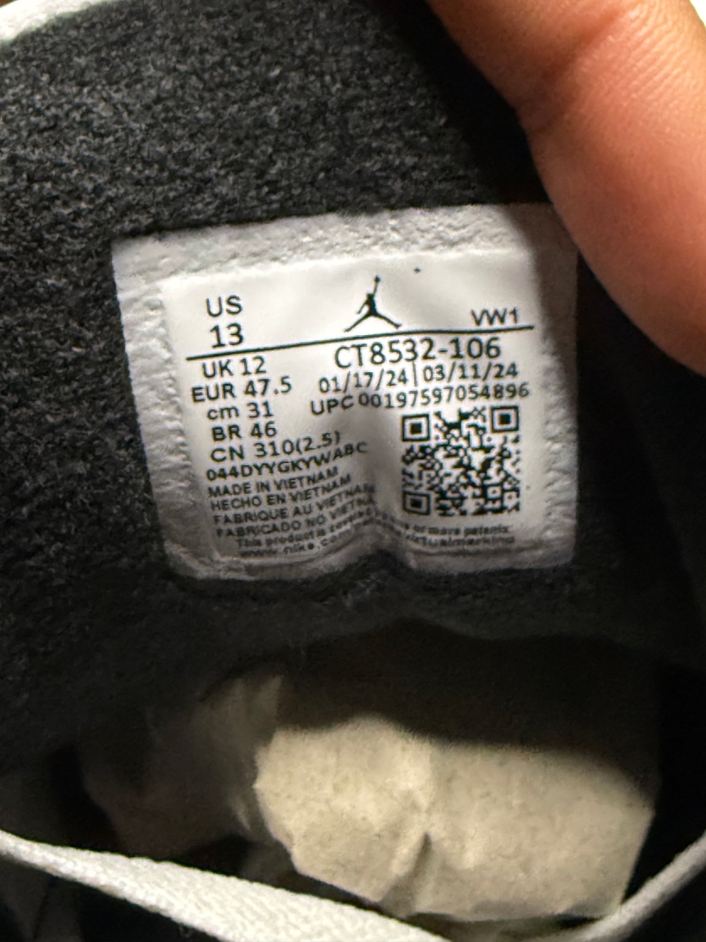 Jordan 3 Cement Grey