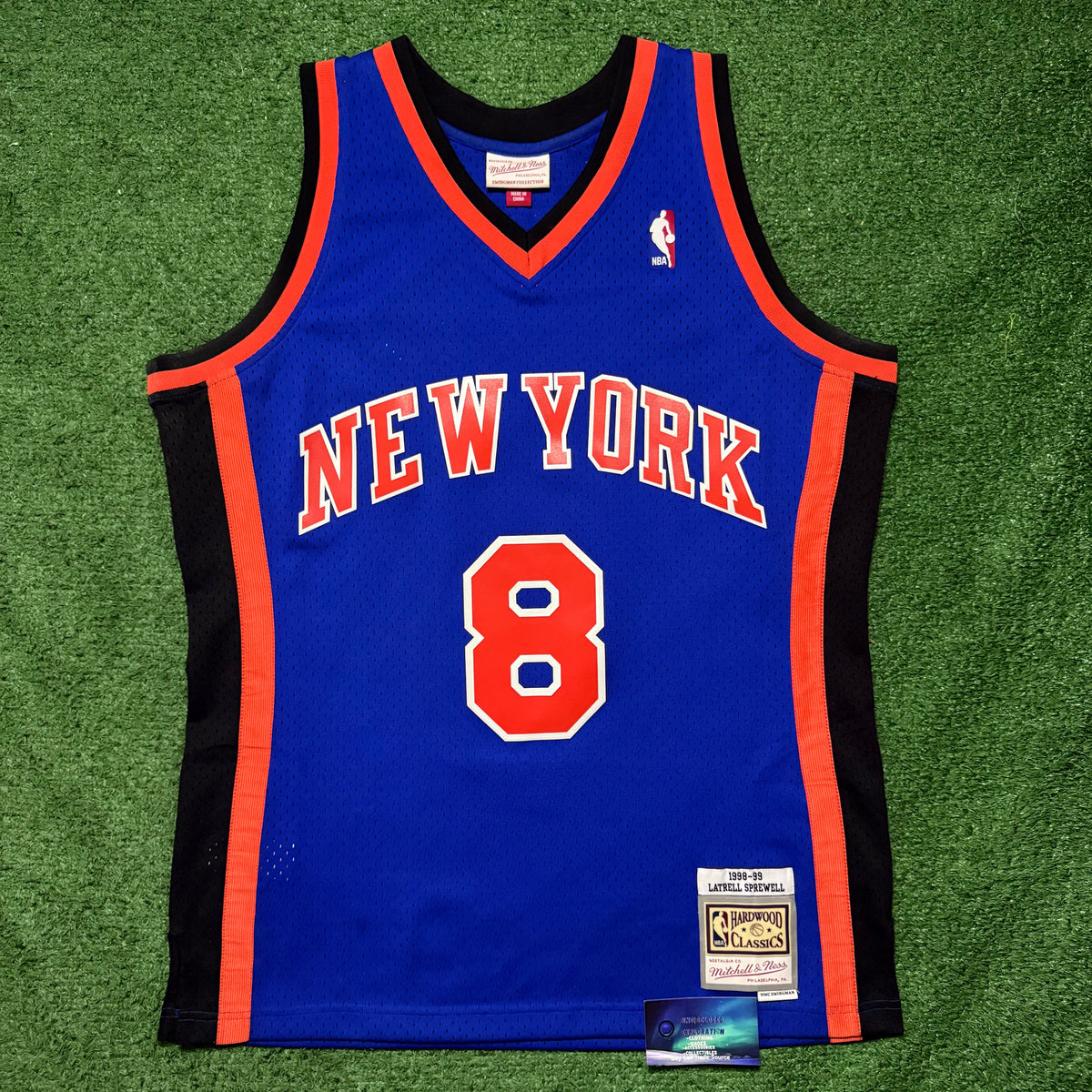New York Knicks Latrell Sprewell Mitchell & Ness Jersey