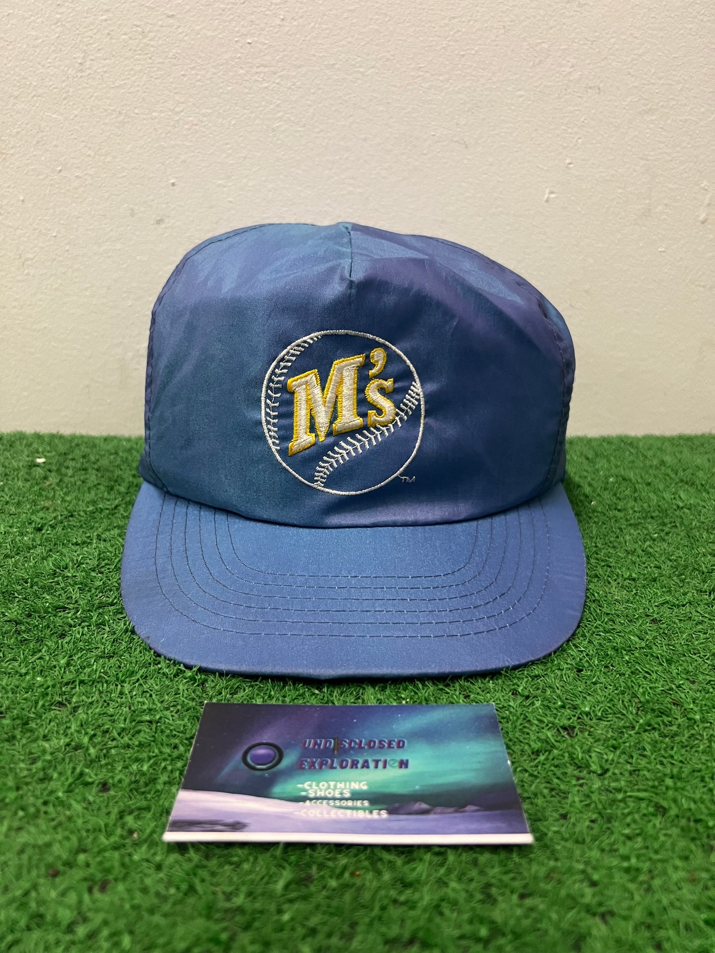 Vintage 1990s Seattle mariners blue and yellow hat
