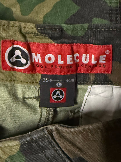 Vintage Molecule Camo Cargo Shorts