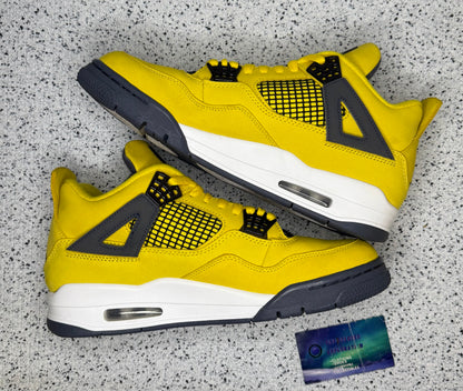 Jordan 4 Lightning 9.5 Men/11 Women “Preowned”