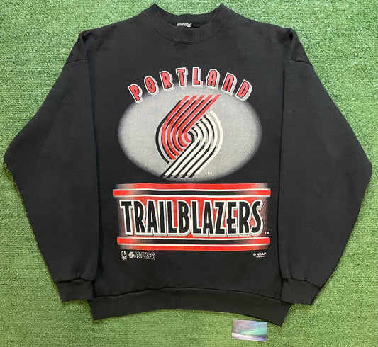Vintage 1990s Portland trailblazers NBA crewneck