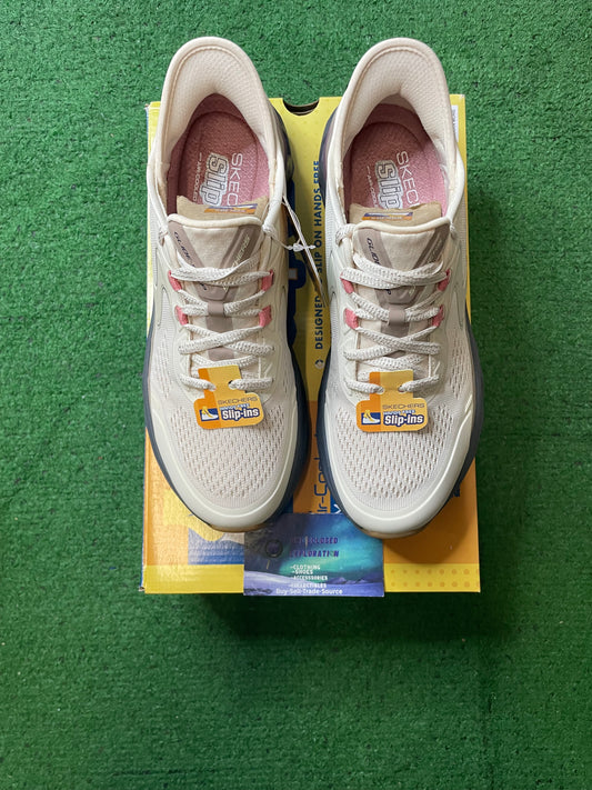 Skechers slip ins glide step Altus natural grey