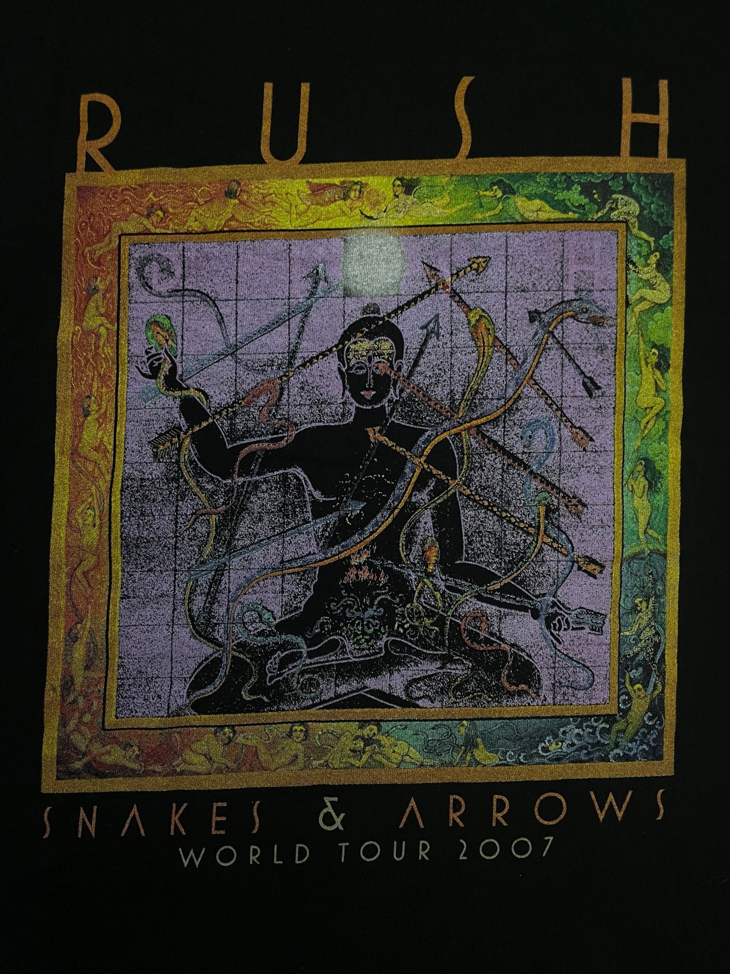 Rush snakes & arrows 2007 tour tee