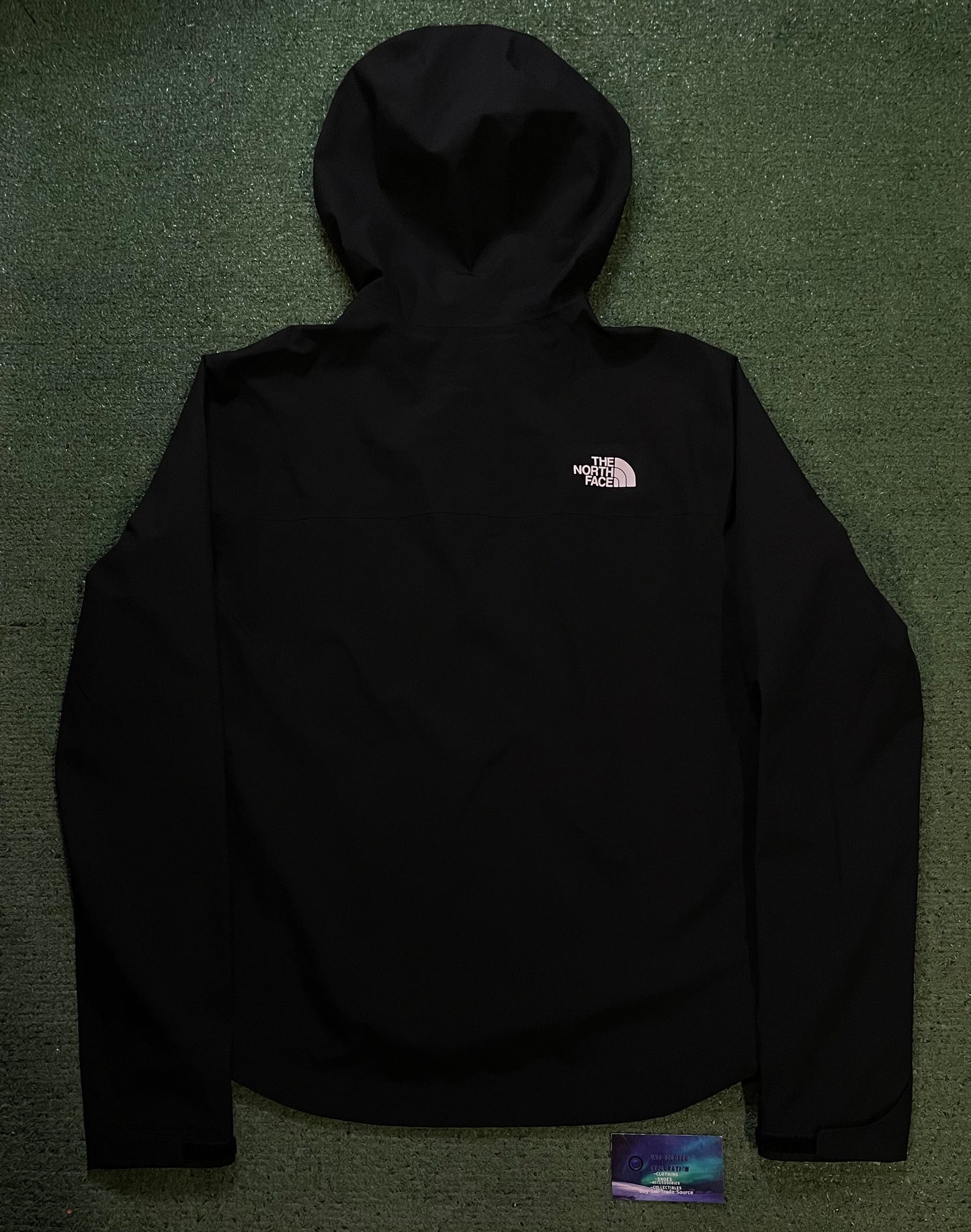 The North Face active stretch shell rain black jacket