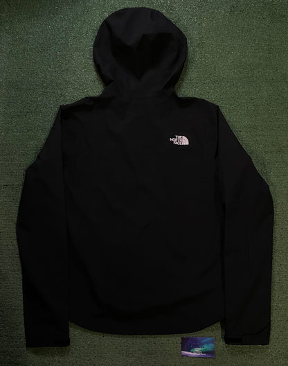 The North Face active stretch shell rain black jacket