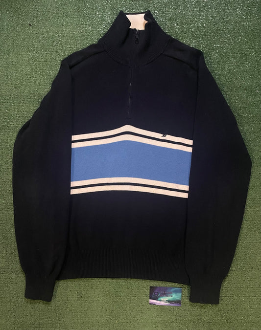 Vintage Nautica quarter zip