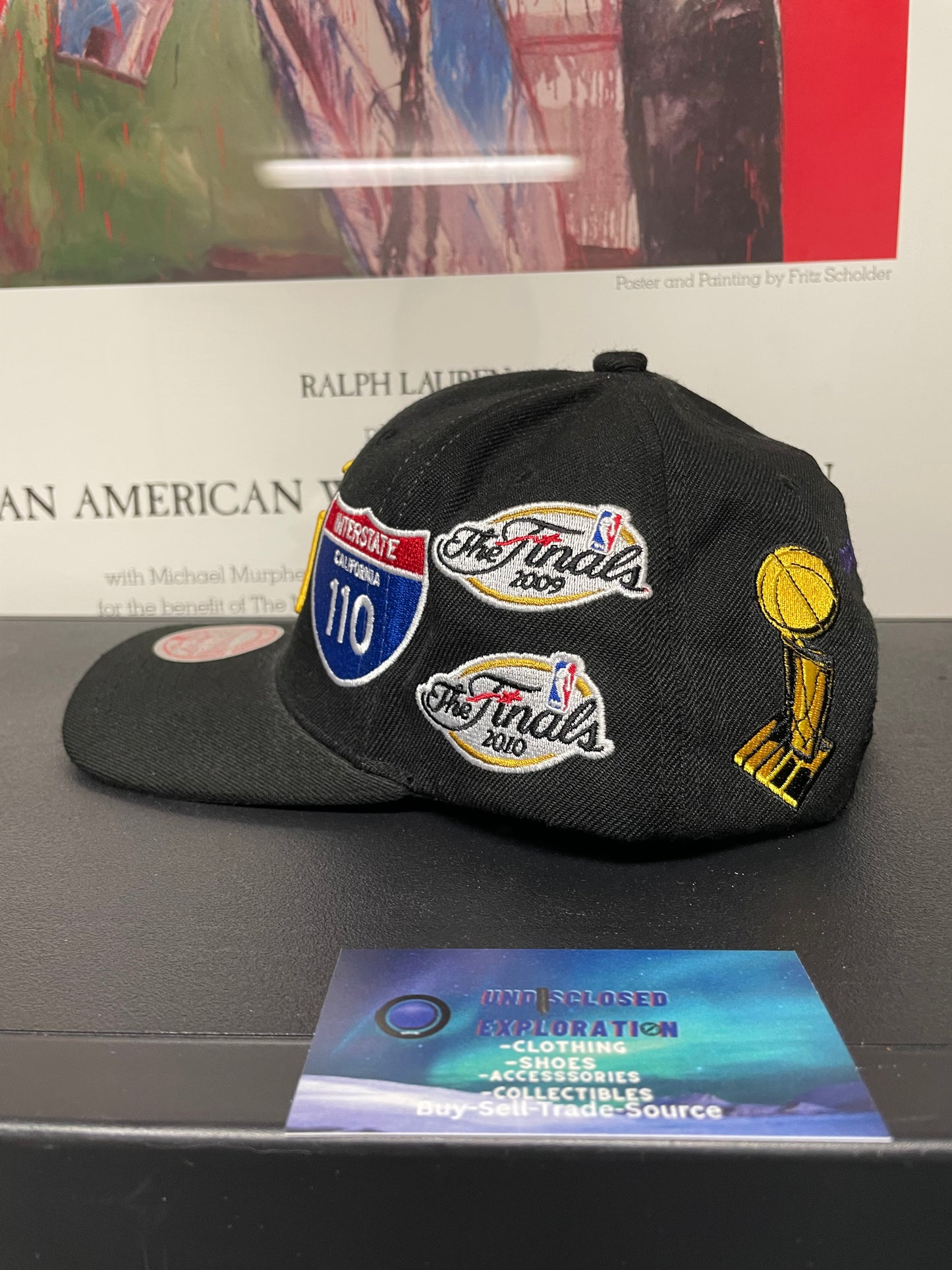 LA Los Angeles lakers patch Mitchell & Ness hat