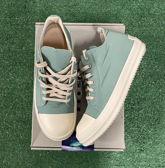 Rick Owens DRKSHDW low ramones aqua milk size 11men/12.5women (EU 44)