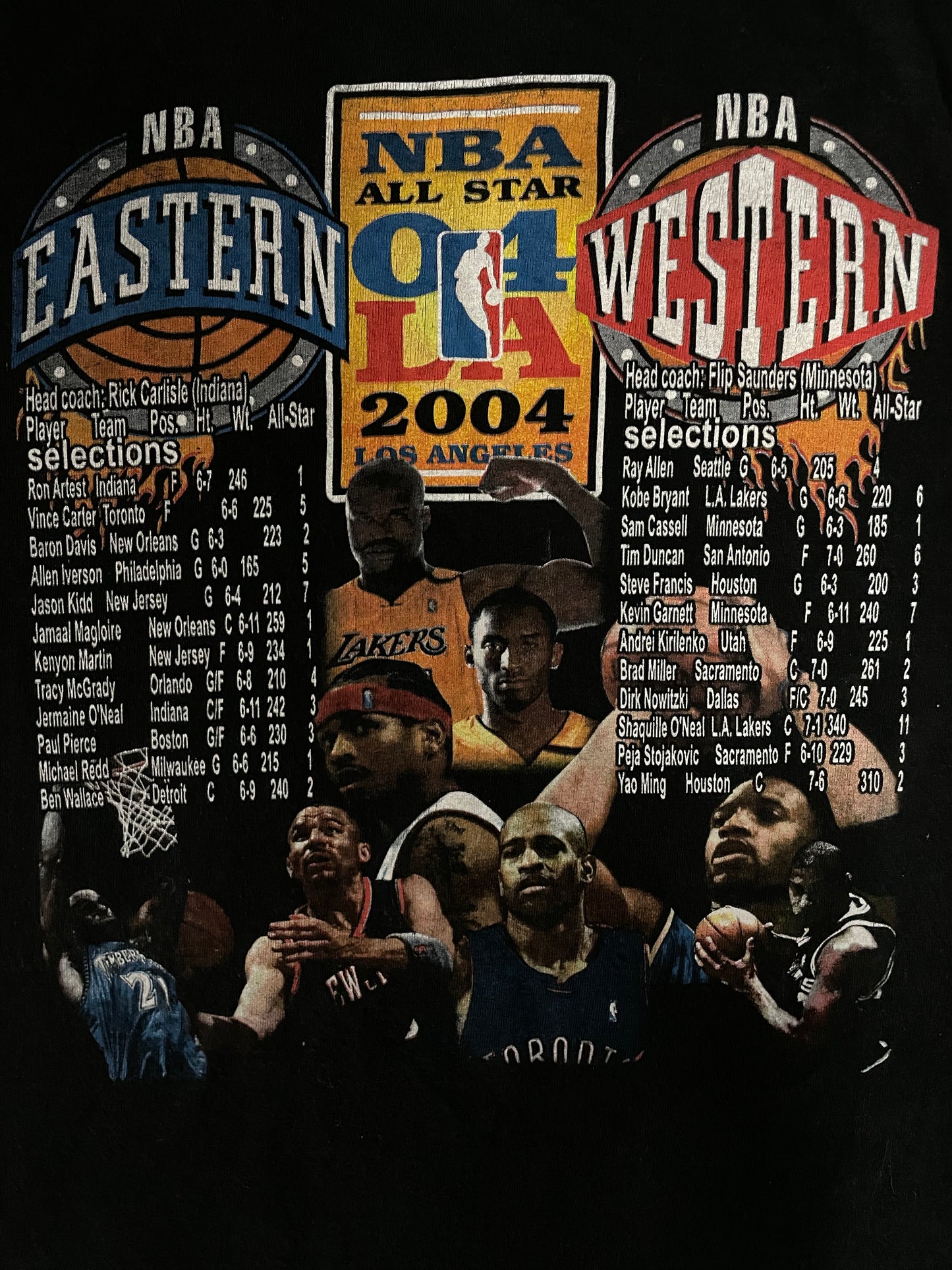 Vintage 2004 NBA All Star Game East Vs West longsleeve