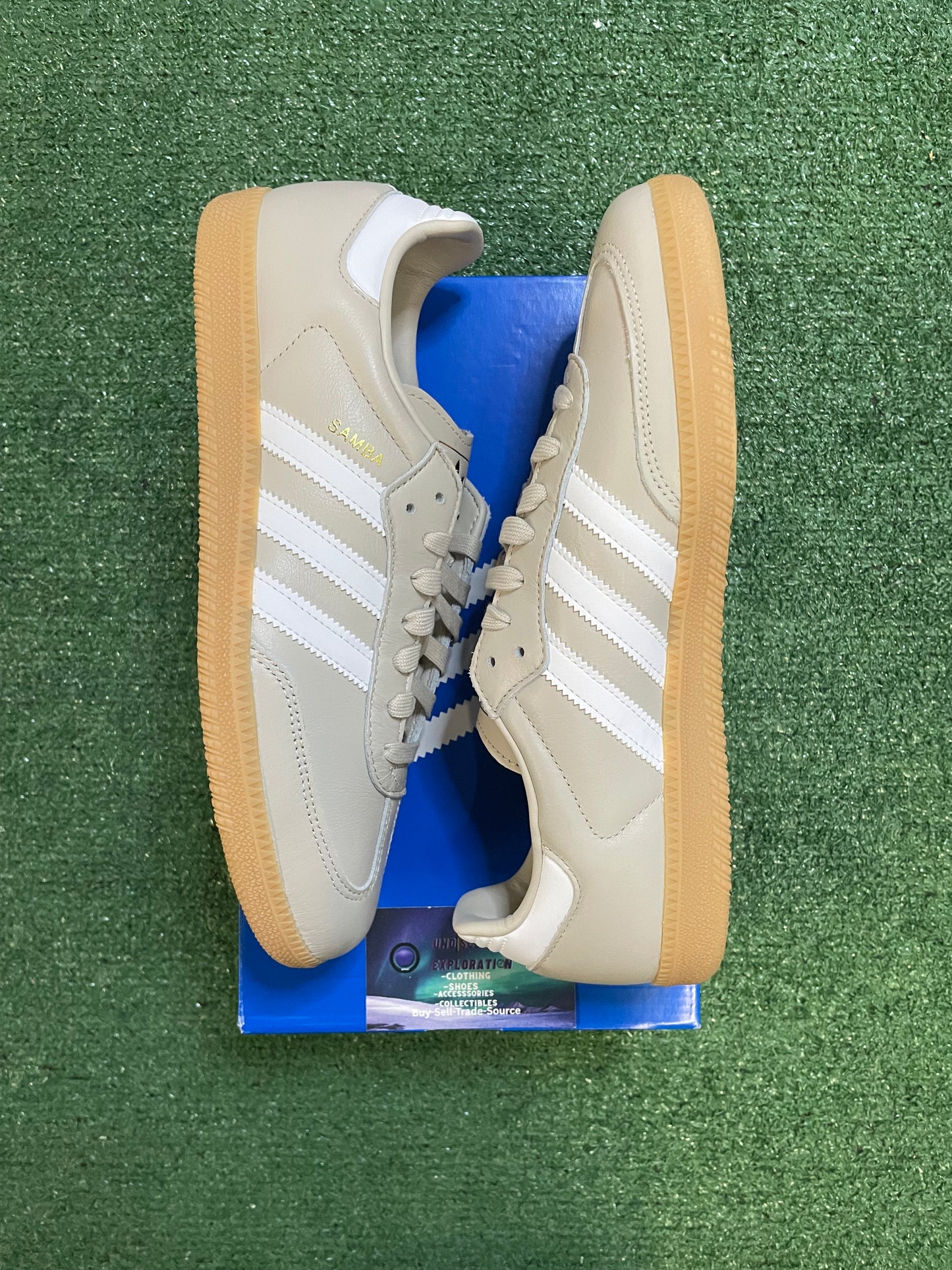 Adidas Samba OG beige cloud white gum
