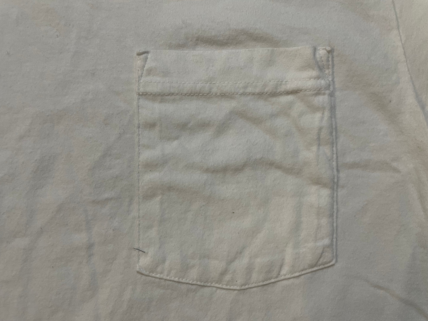 Chrome Hearts white and purple neck logo tee