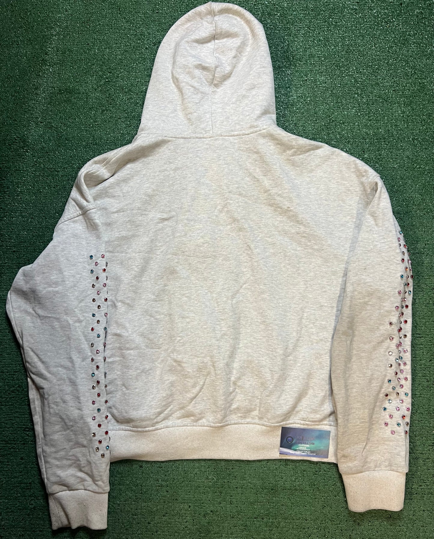Azva studios crystal grey hoodie