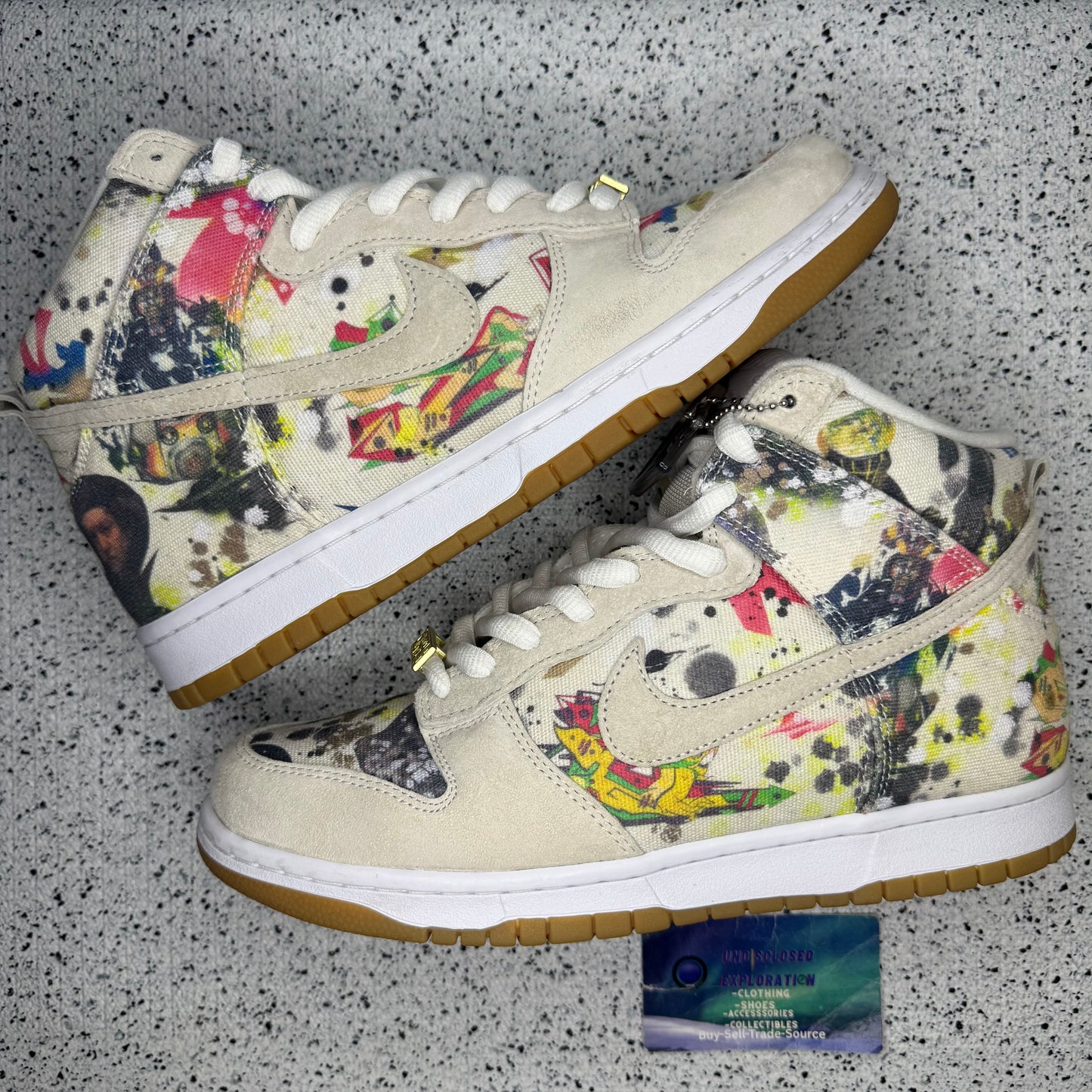 Nike Dunk SB High Supreme Rammellzee 9 Men “Preowned”