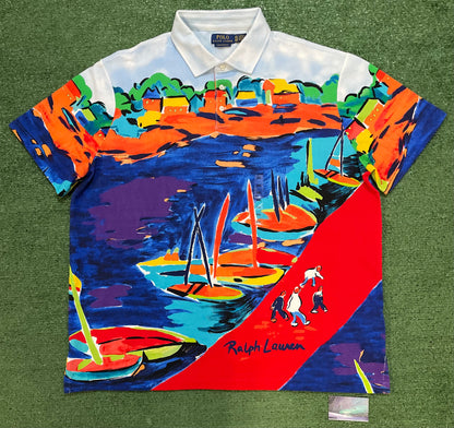 Polo Ralph Lauren vista sail print polo