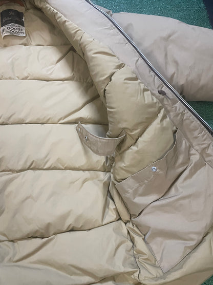 Vintage 1970s Golden Fleece beige goose down parka jacket