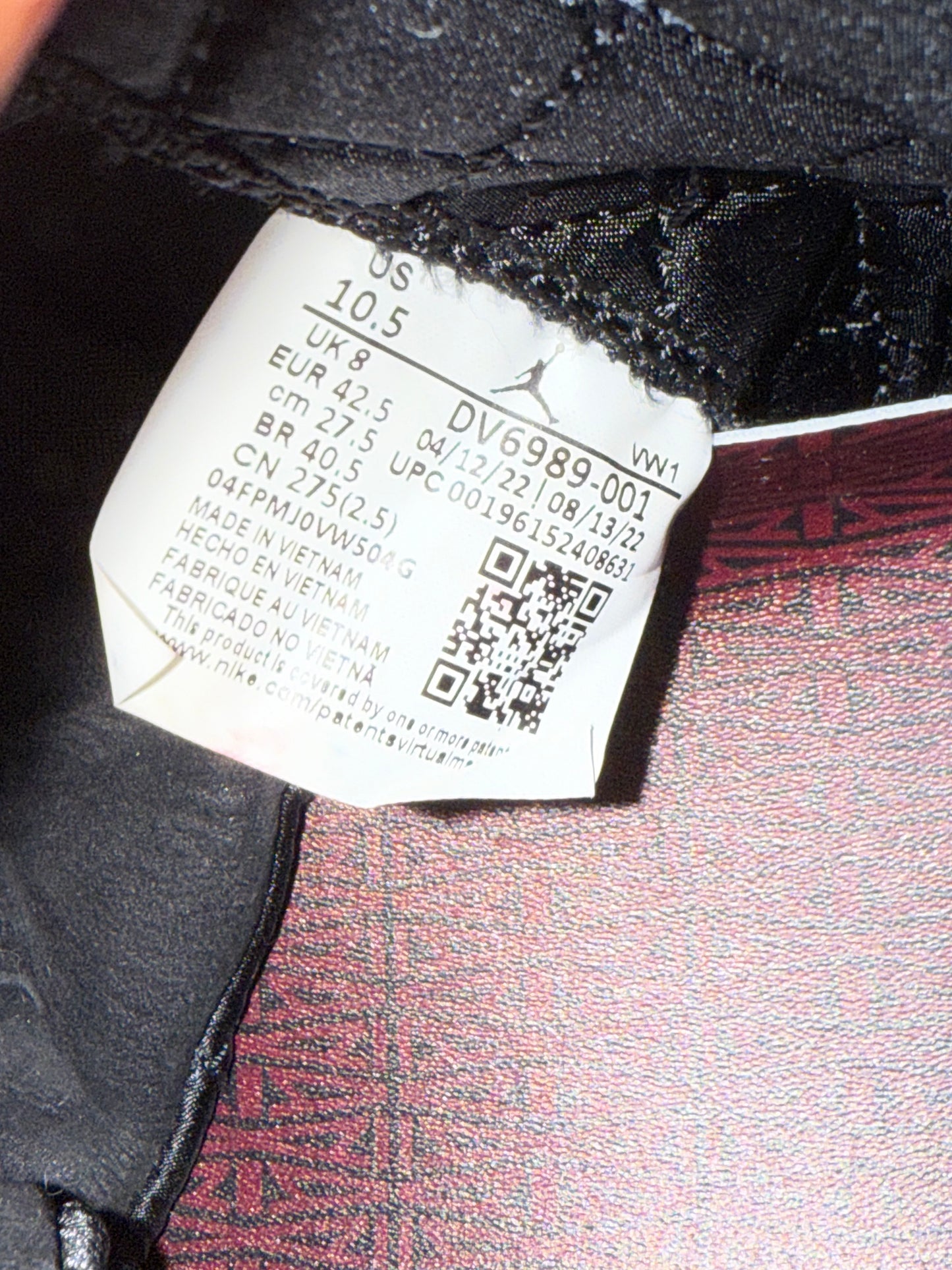 Jordan 12 A Ma Maniere 9 Men/10.5 Women “Preowned”
