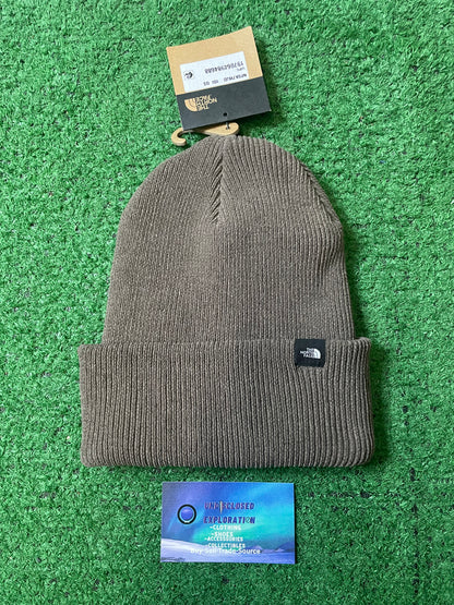 The North Face brown urban cuff beanie
