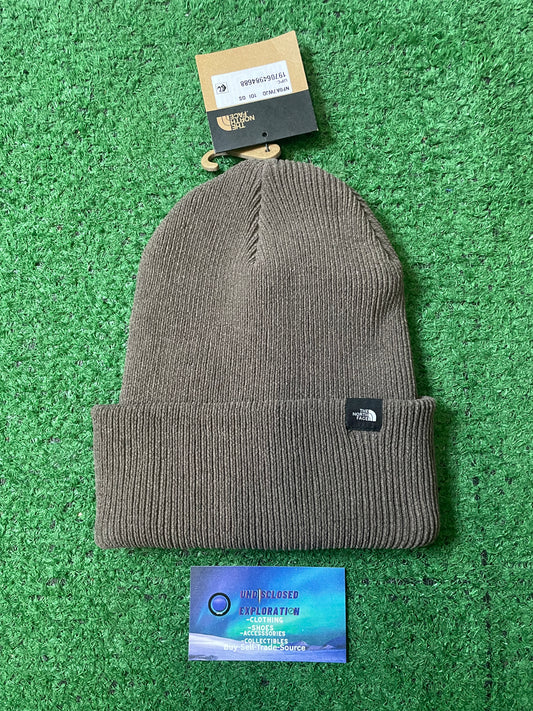 The North Face brown urban cuff beanie