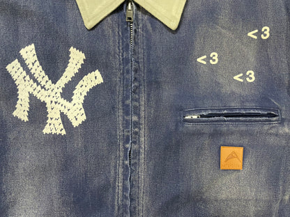 Artificial Fever faded navy New York jacket