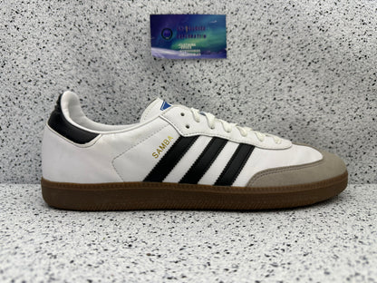 Adidas Samba Vegan White Gun 12 Men/13.5 Women “Preowned”