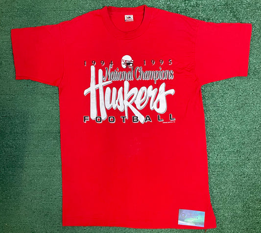 Vintage 1994 Nebraska huskers Football National champions tee