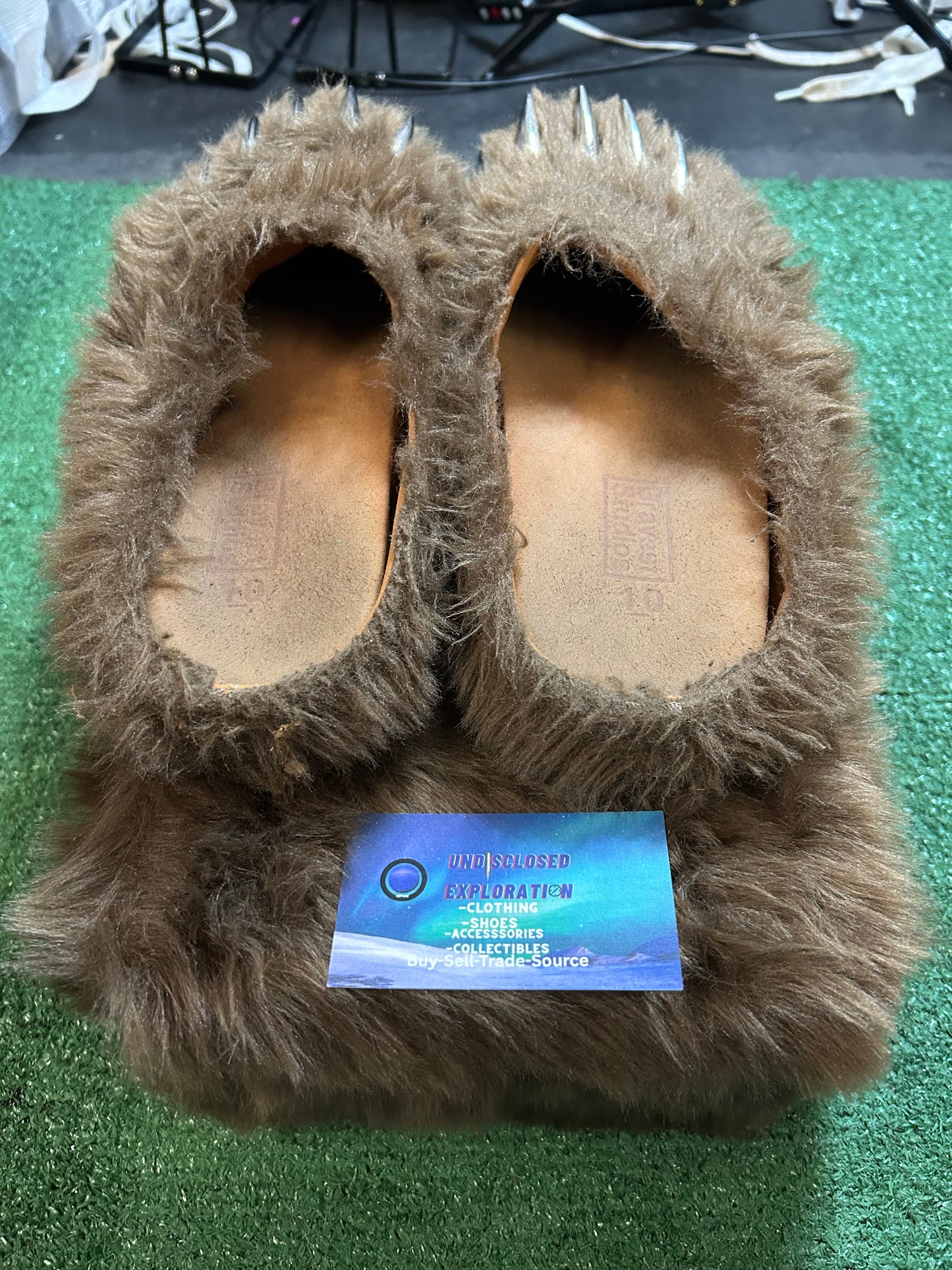 Bravest studios bear claw brown mule size 10men/11.5women