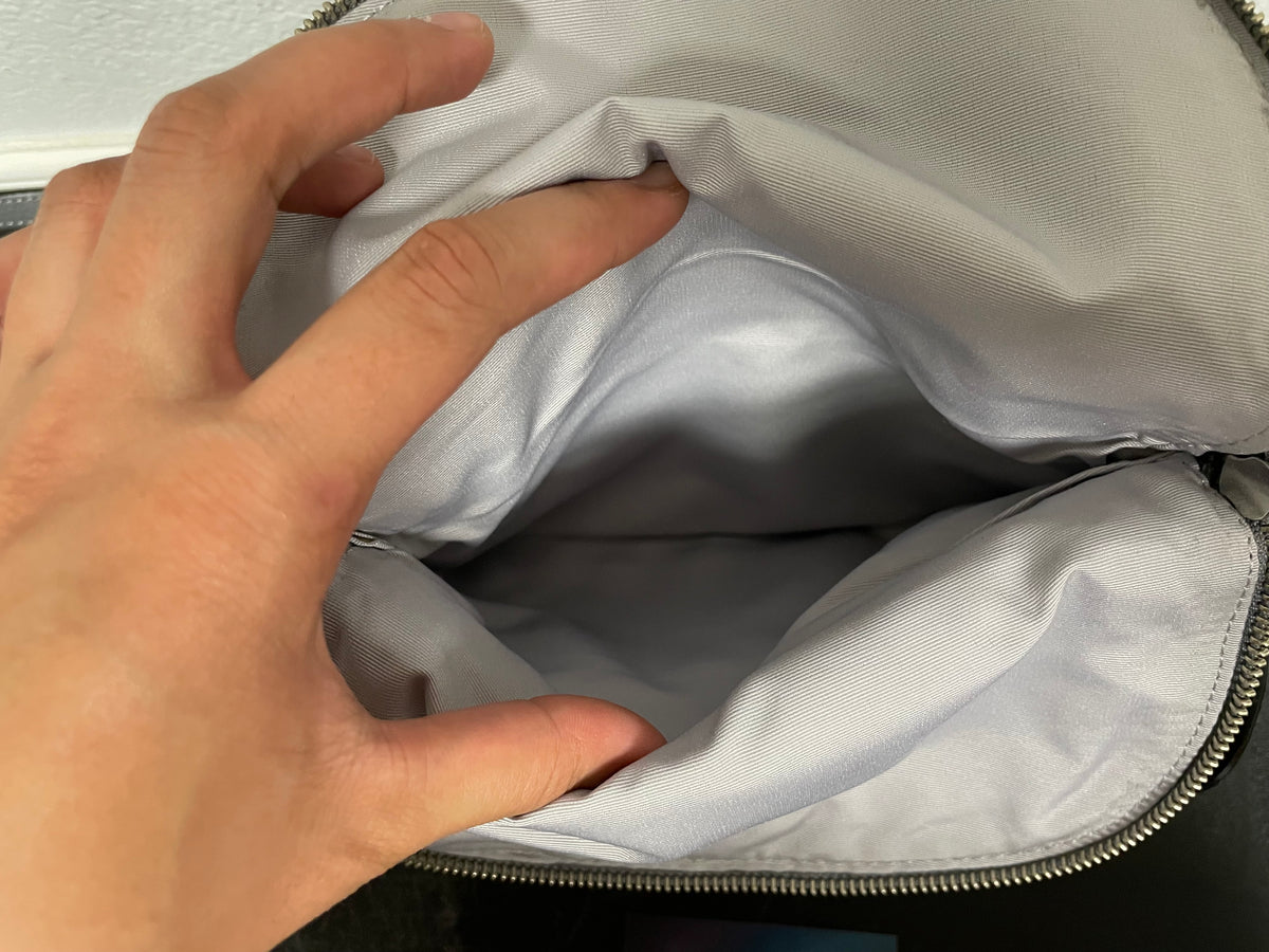 Marc Jacobs groove grey leather bag