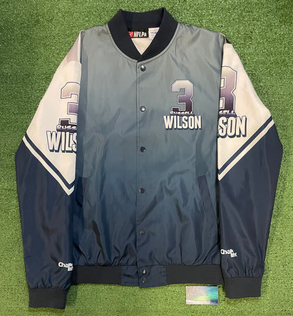 Seattle Seahawks Russell Wilson chalkline jacket