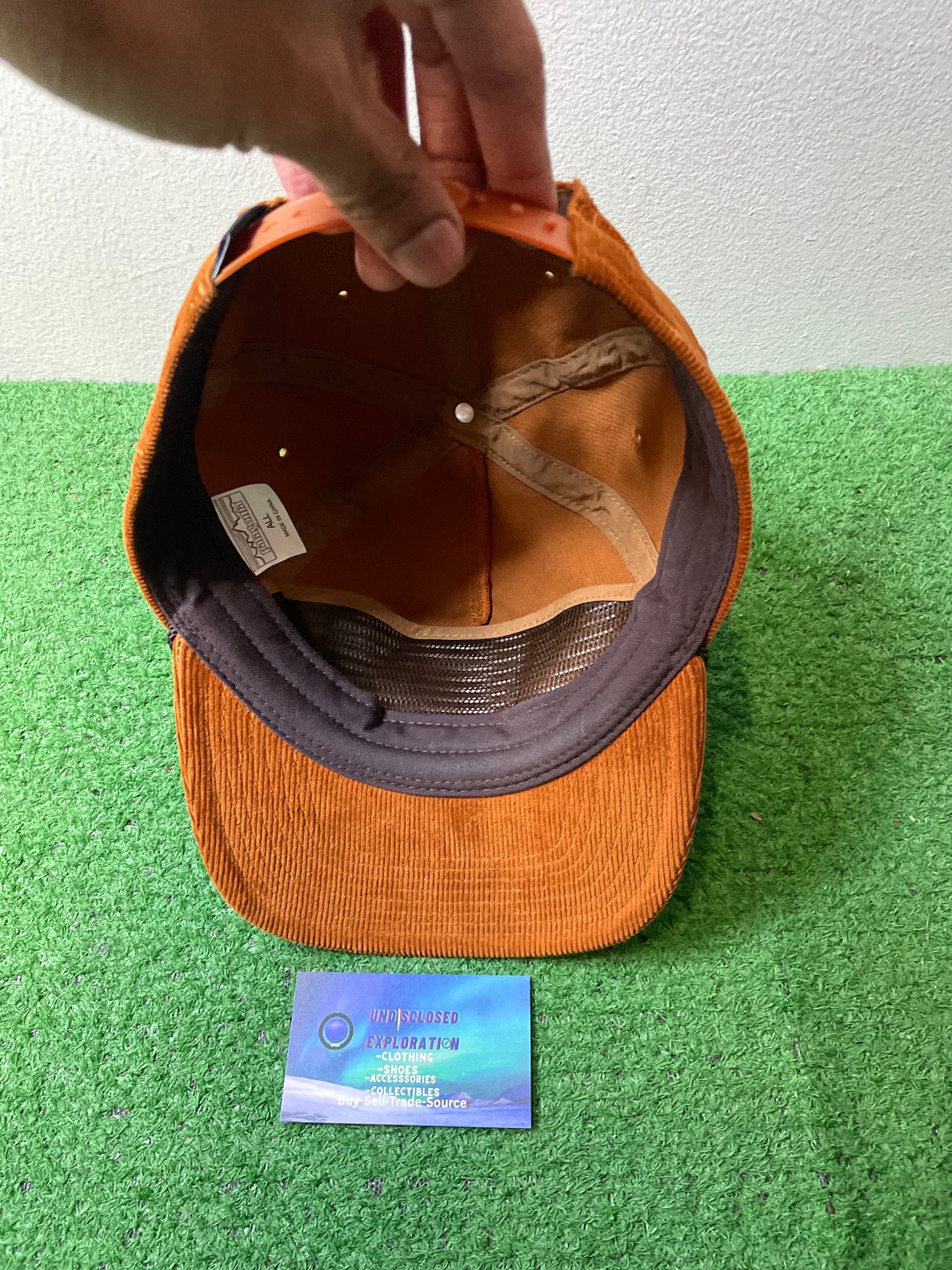 Patagonia seazy breezy orange hat