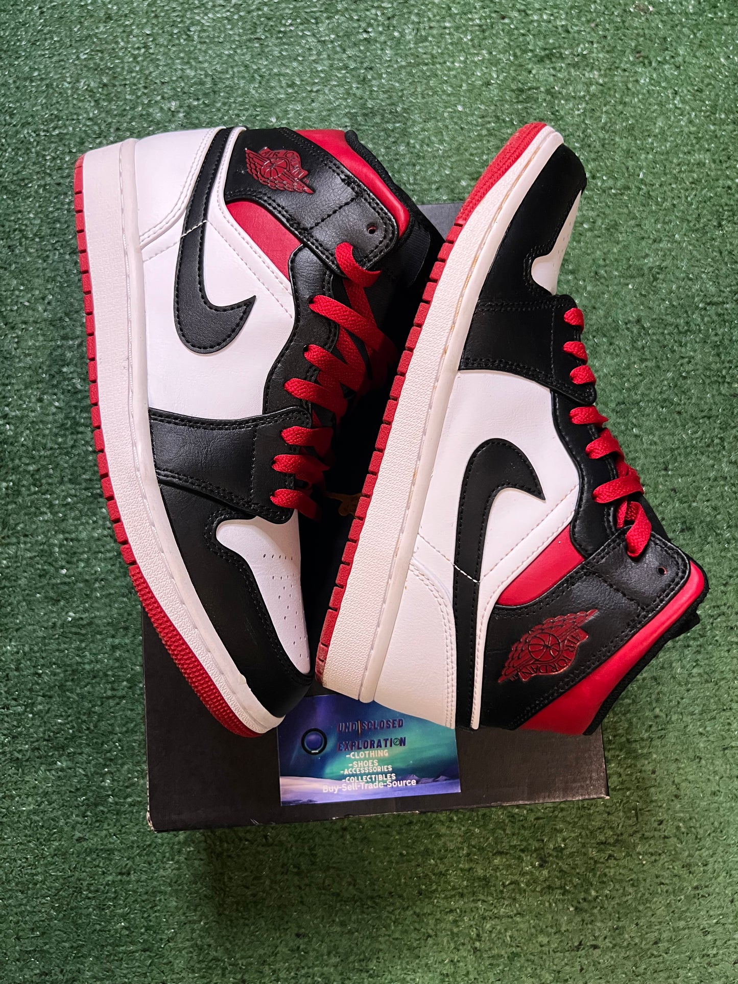 Air Jordan 1 gym red black toe size 8men/9.5women