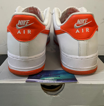 Nike Air Force 1 low safety orange size 11men/12.5women