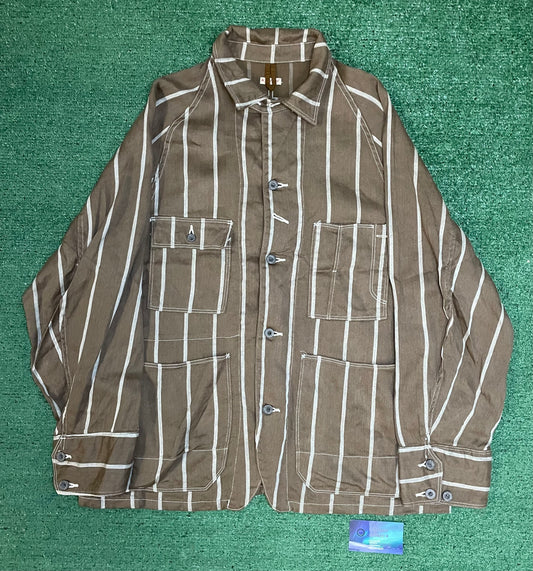 Kapital linen Phillies stripe coverall jacket
