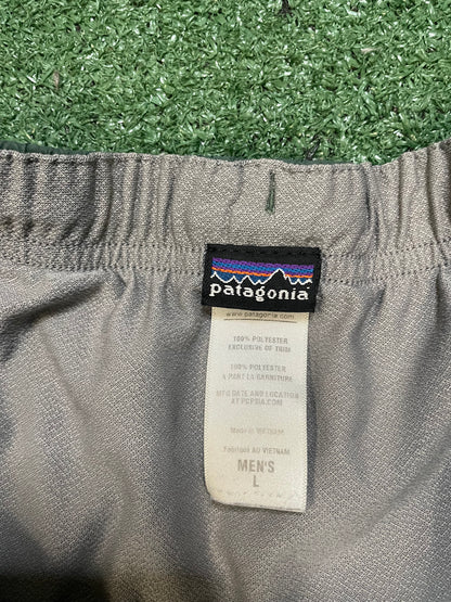 Patagonia grey & green strider shorts