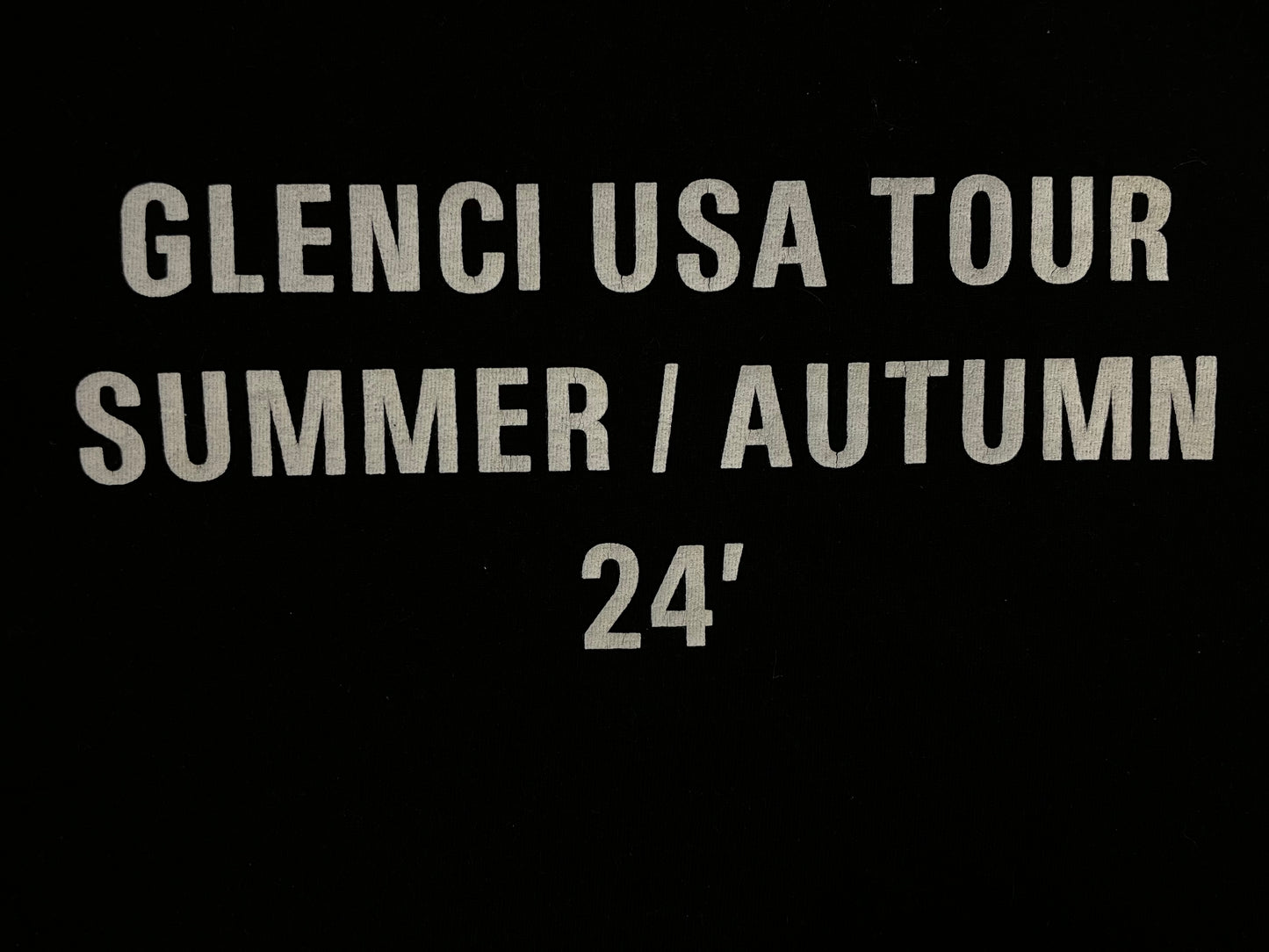 GV Gallery Glenci USA tour 2024 tee