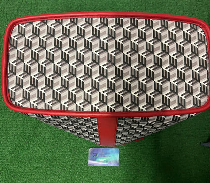 MCM Reversible Liz Visetos candy red bag