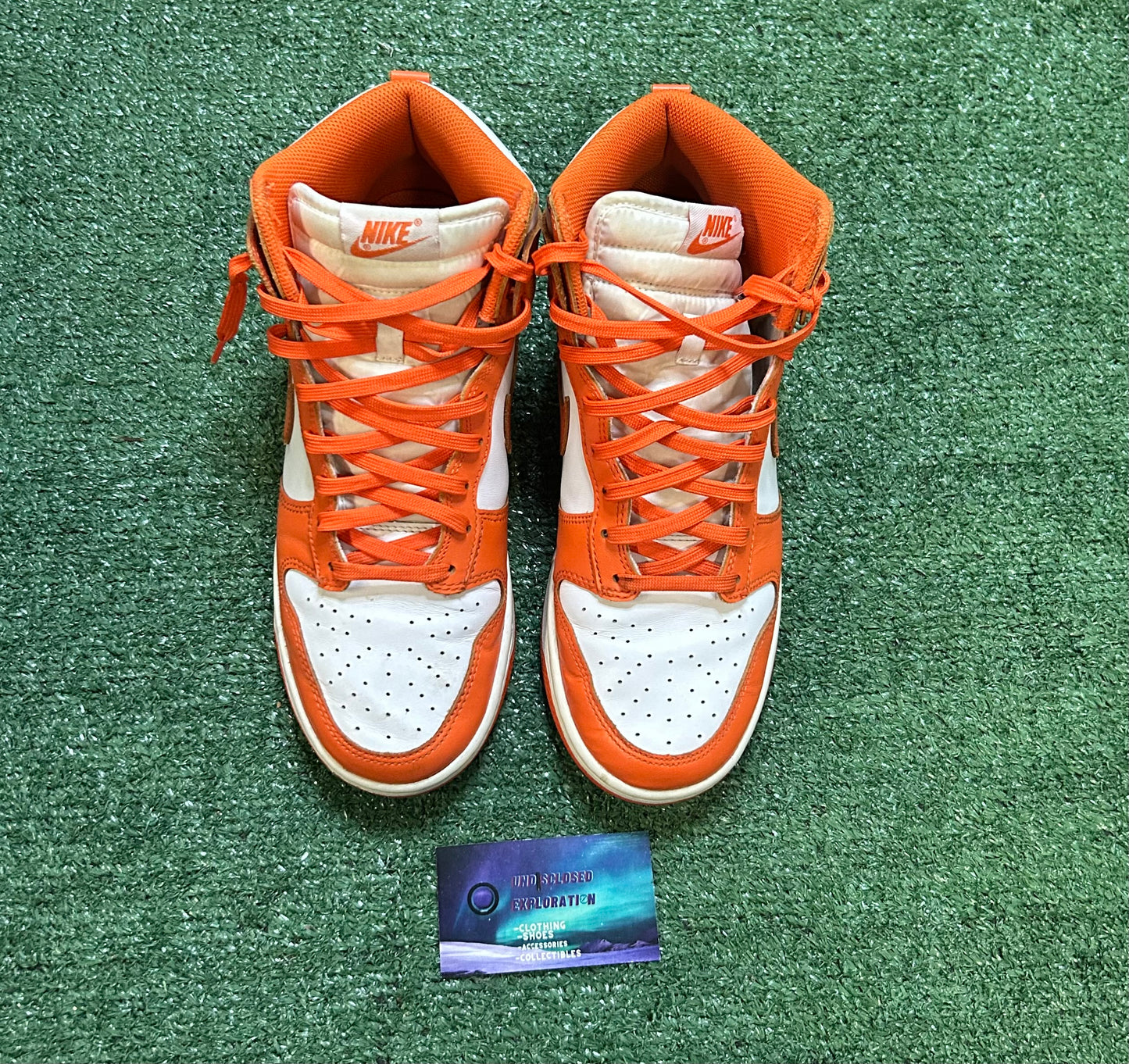 Nike dunk high Syracuse 2021 size 8.5men/10women