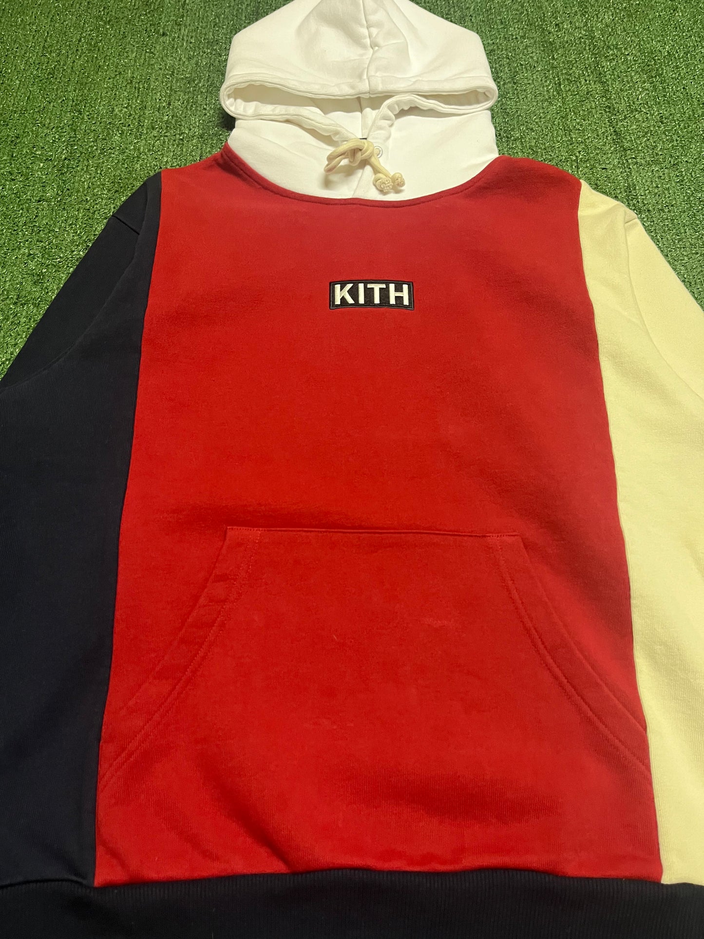 Kith colorblock rugby hoodie