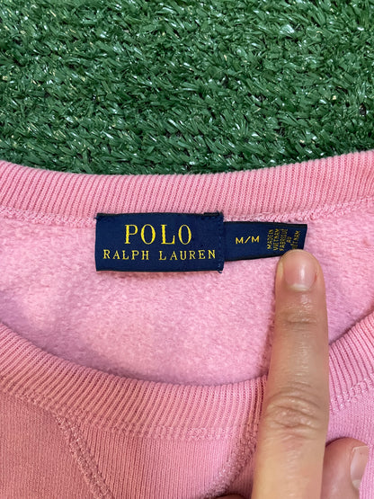 Vintage polo Ralph Lauren bubblegum pink crewneck