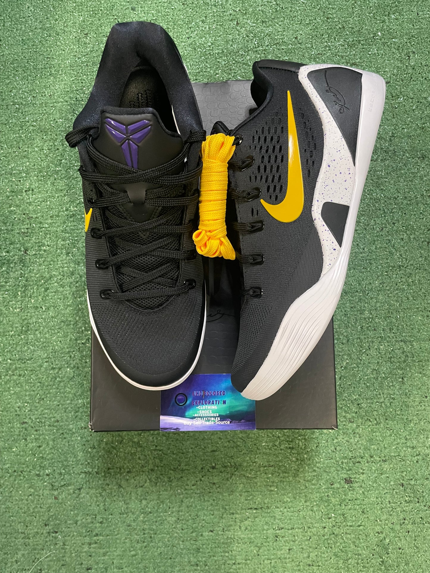 Nike Kobe 9 black university gold