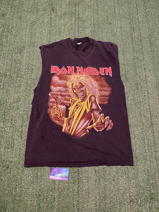 Vintage Iron Maiden killers cutoff tee