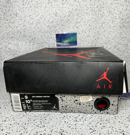 Jordan 4 Bred 2019 9 Men/10.5 Women “Preowned”