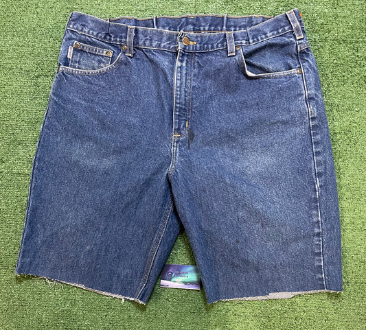 Carhartt dark denim wash Jean  shorts