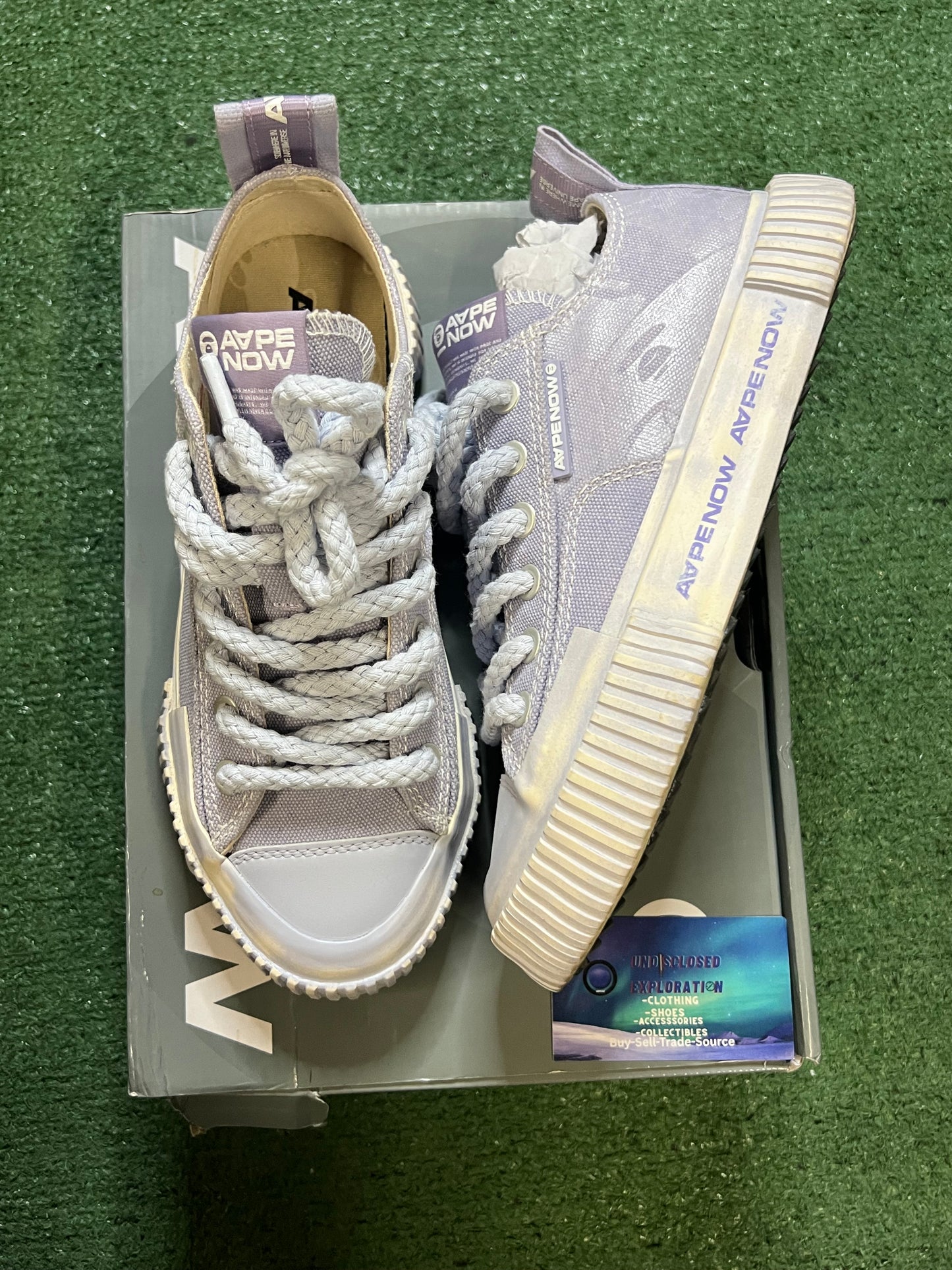 AAPE by A Bathing Ape Galaxy low size 8men/9.5women