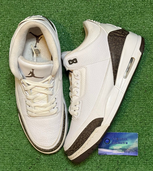 Jordan 3 Mocha 10.5 Men/12 Women “Preowned”