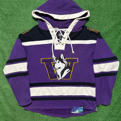 Washington Huskies Hockey Laced Hoodie