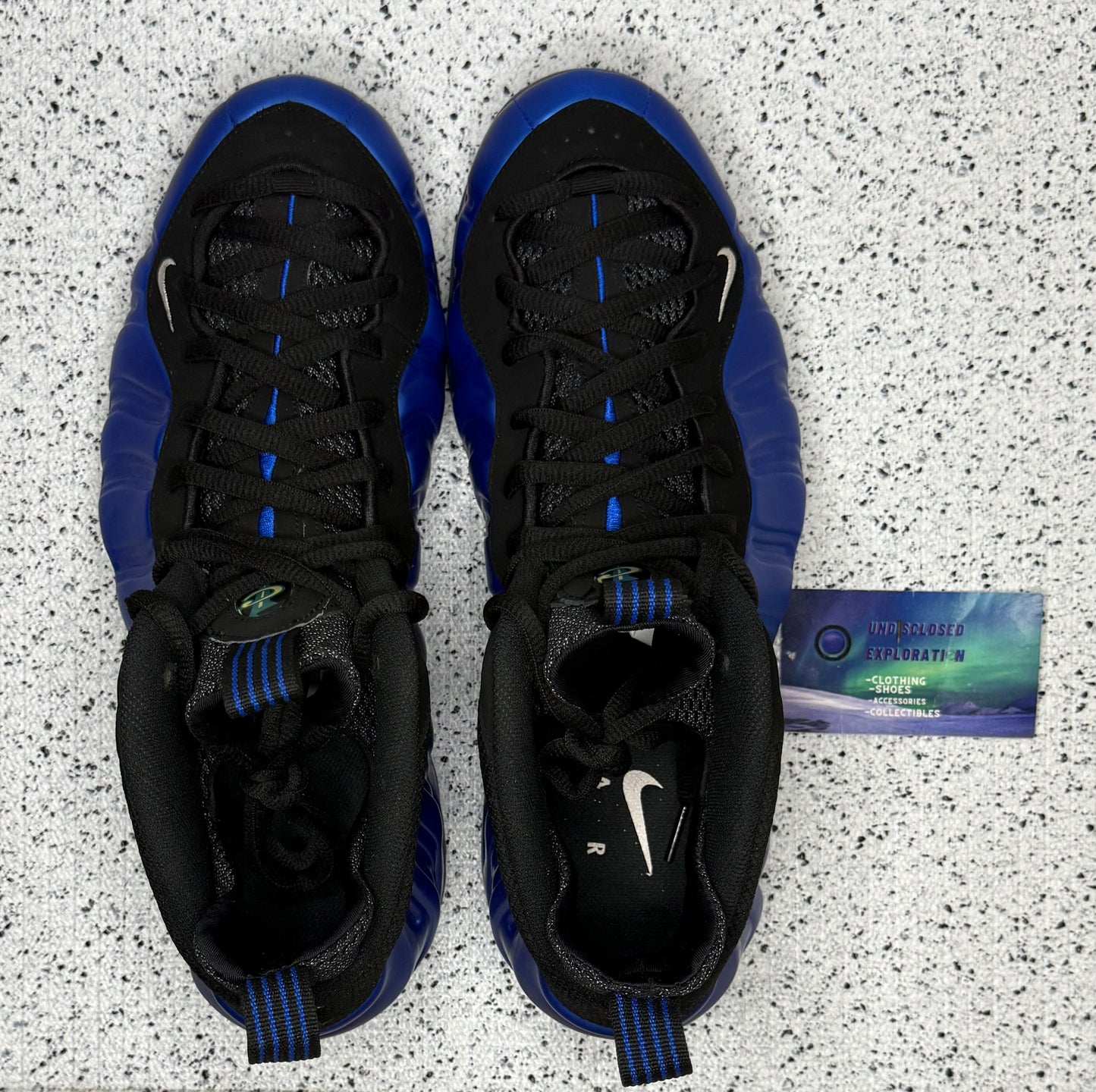 Nike Foamposite 20th Anniversary Royal 2017 11 Men/12.5 Women “Preowned”